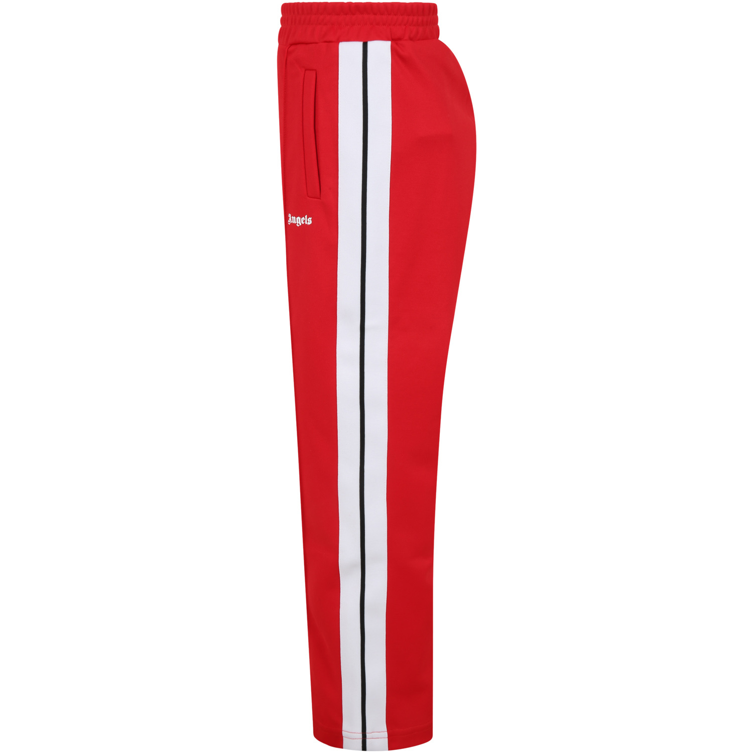 Palm Angels Logo-print Cotton Track Pants In Red