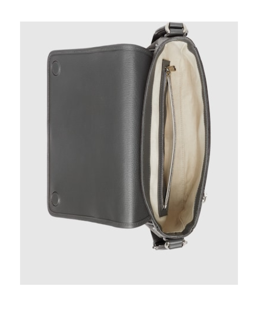 Gucci Ophidia Gg Supreme Canvas Messenger Bag In Black