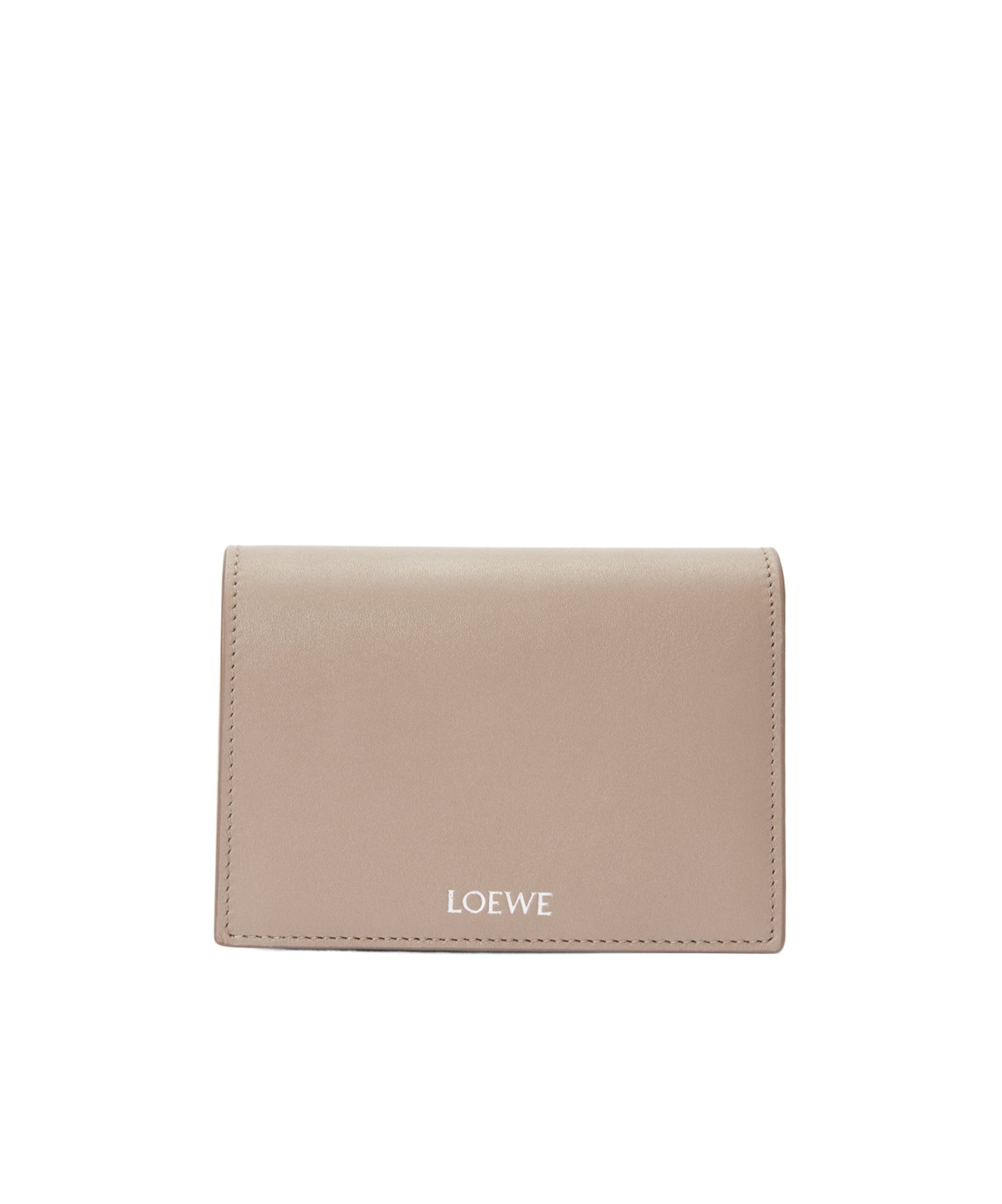 Loewe Logo Book Wallet In Nude