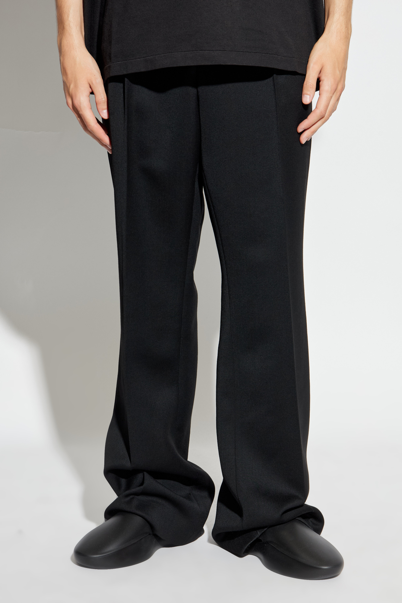 Fear Of God Pleated Front Casual Pants In Black