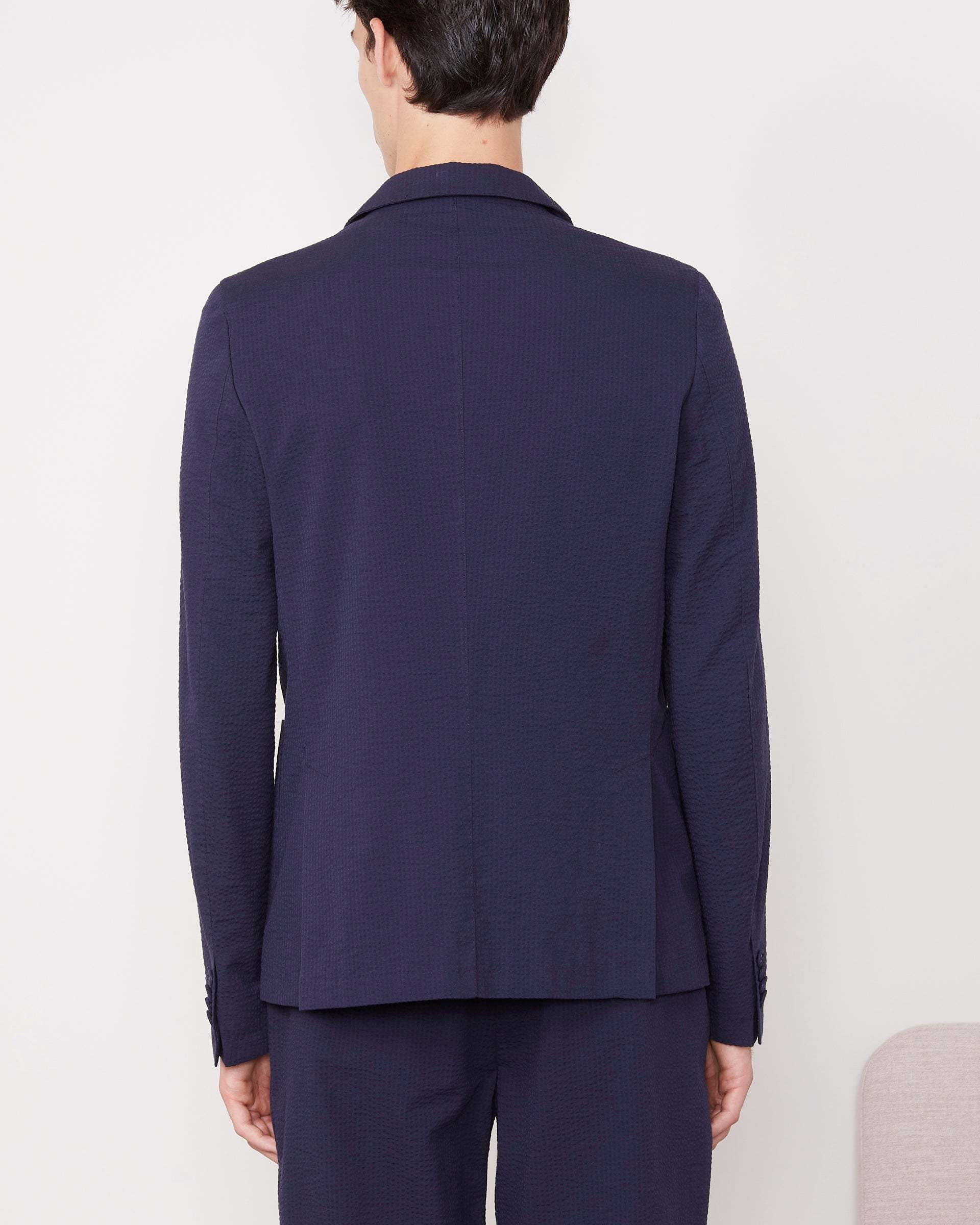 OFFICINE GENERALE NEHEMIAH SEERSUCKER BLAZER