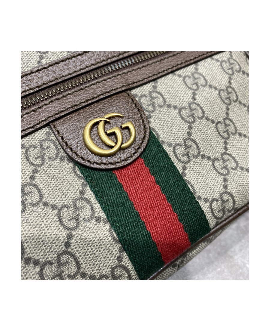 Gucci Ophidia Gg Belt Bag In Gray