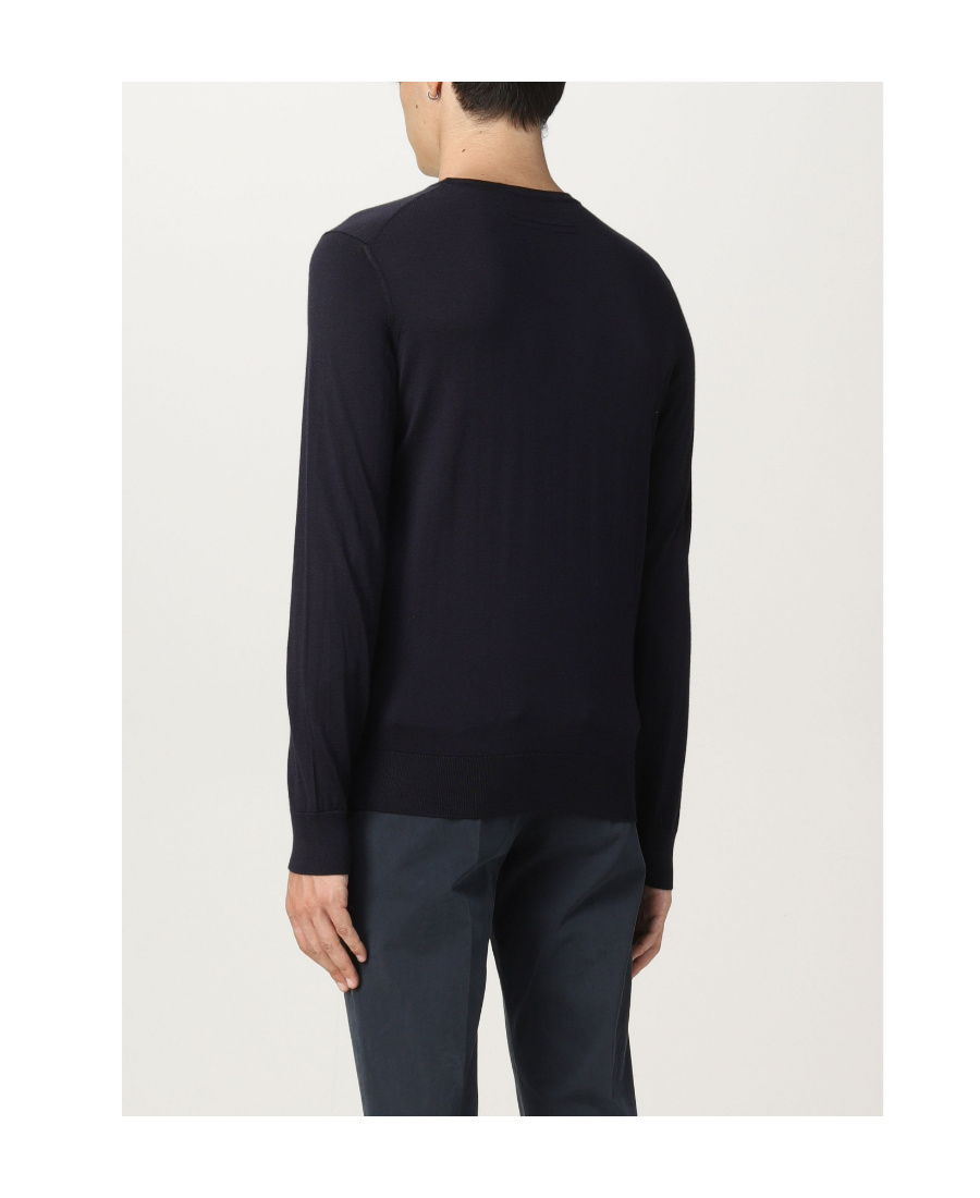 Zegna Crew-neck Cashmere Jumper In Black