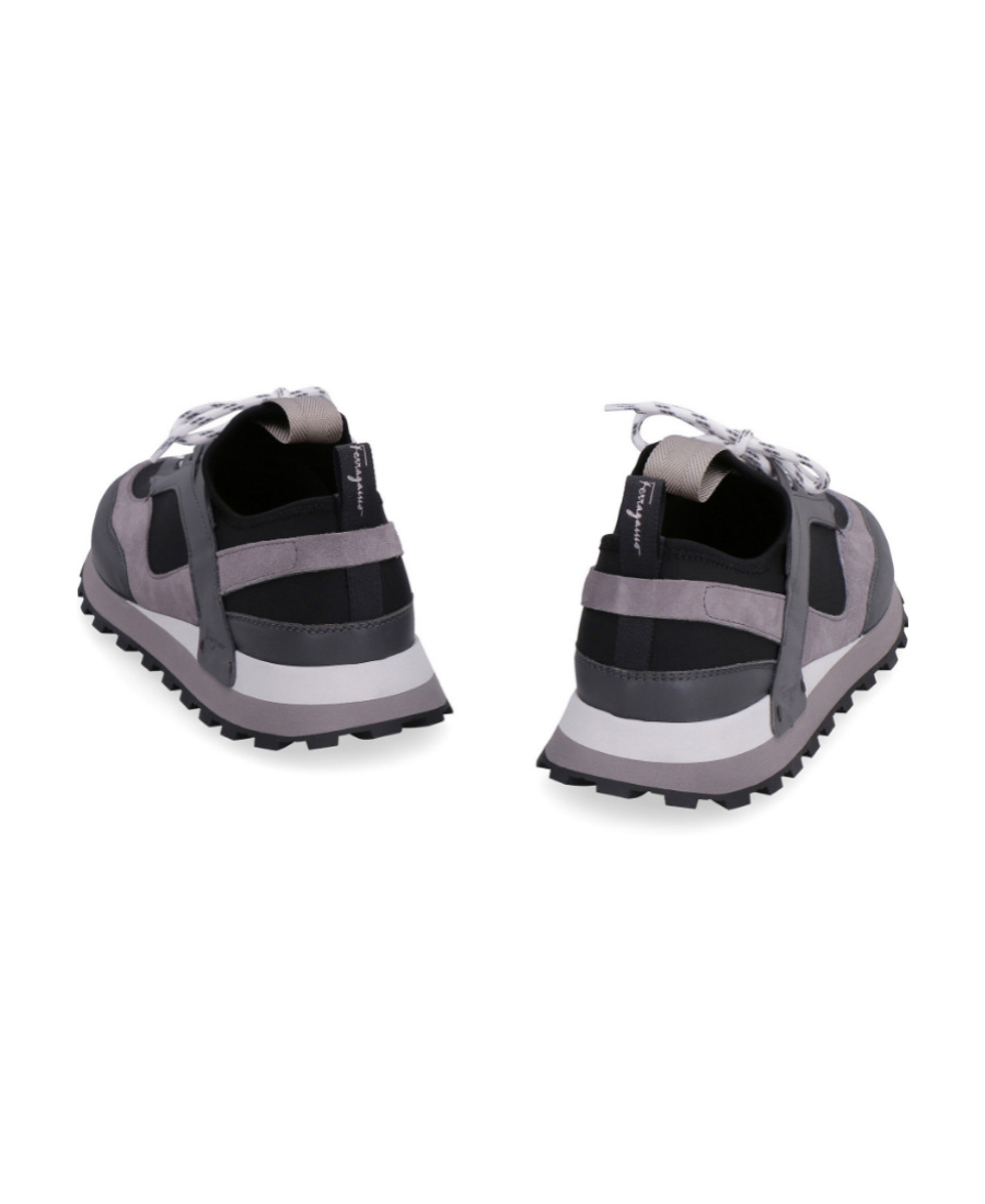 Ferragamo Ladies Chunky Pull-on Hybrid Sneakers In Black