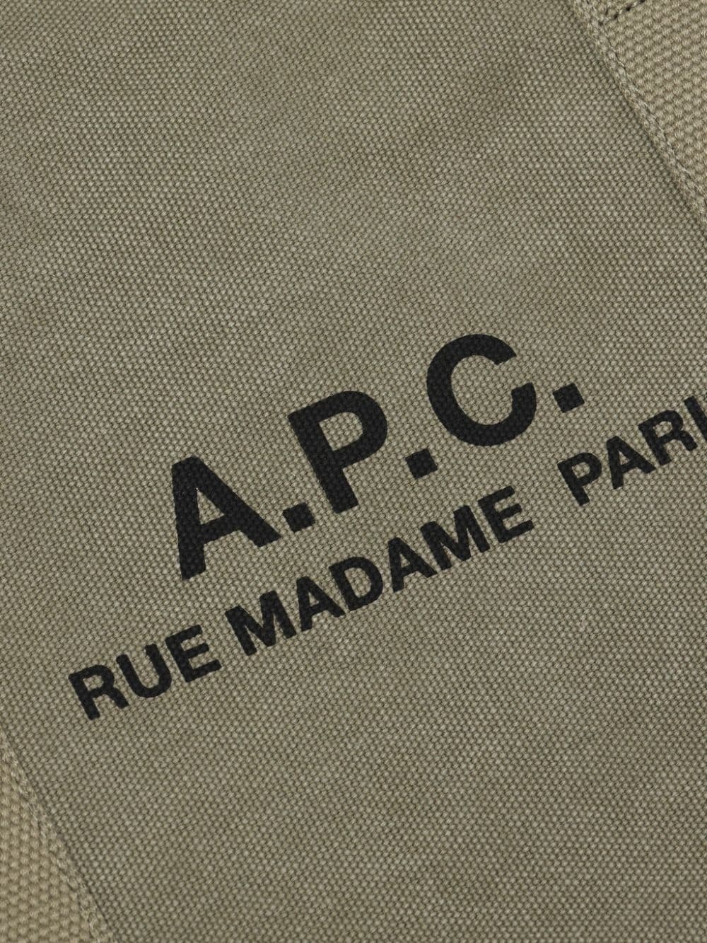 Apc Khaki Recuperation Gym Duffle Bag In Green