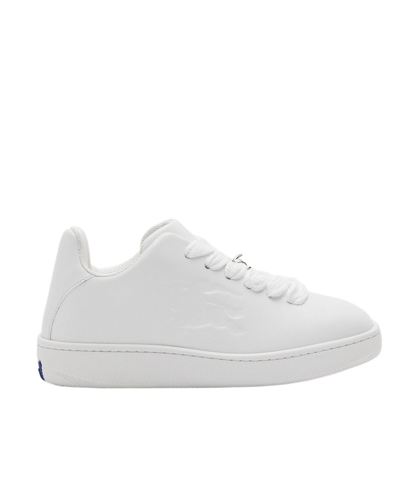 Burberry Women Box Sneaker In Leather In White