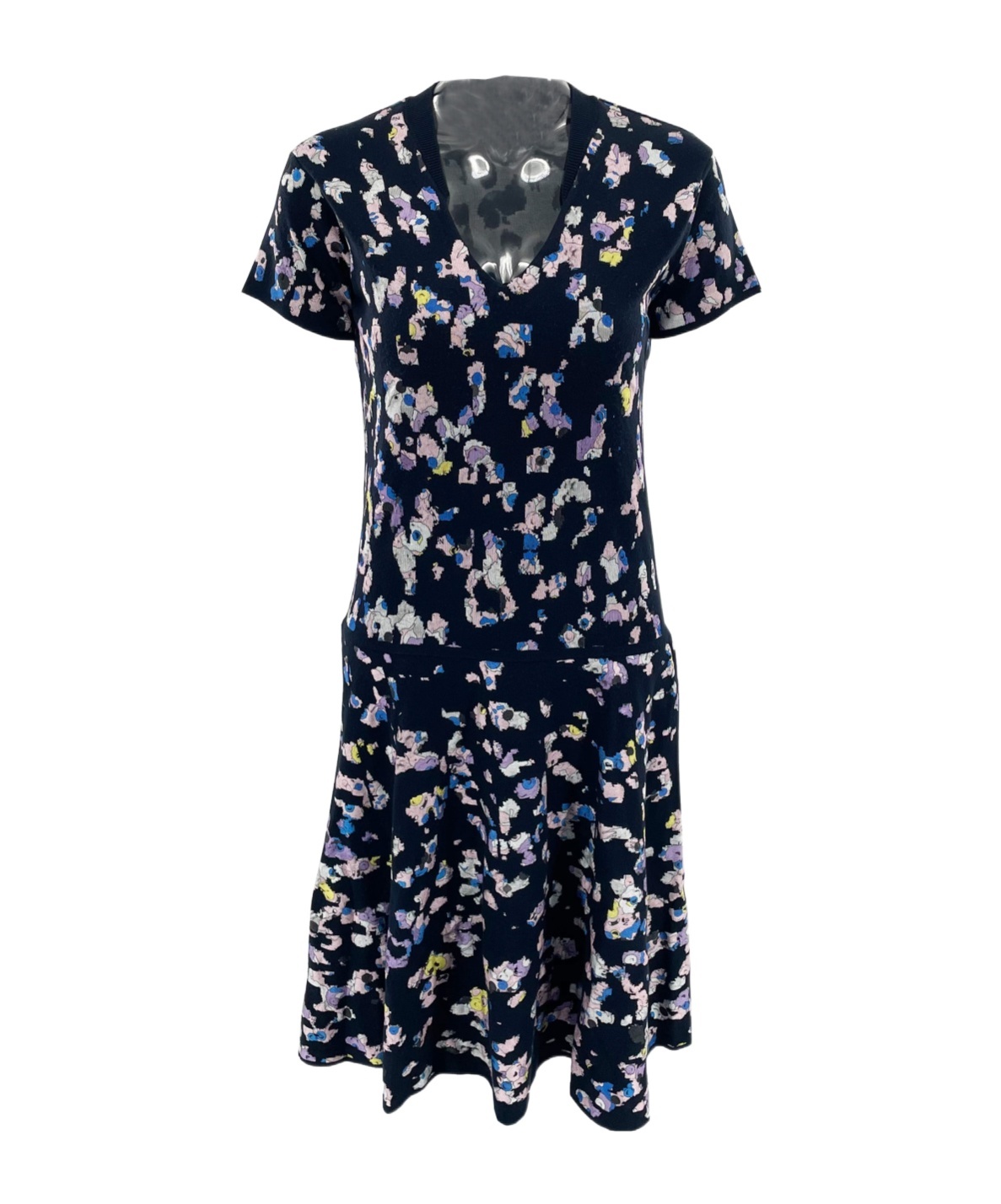 Kenzo Short Sleeve Dress In Black