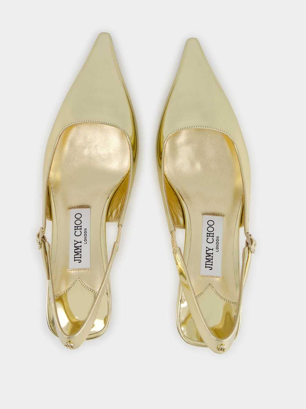 Jimmy Choo Pointed High Heel Sandals In Brown