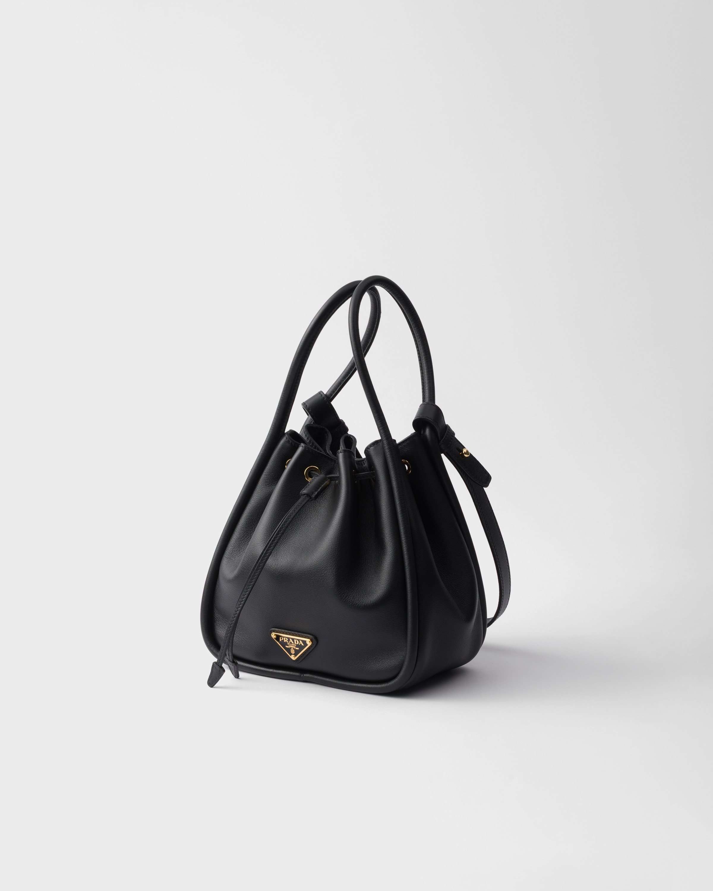 Prada Darling Leather Mini Bucket Bag