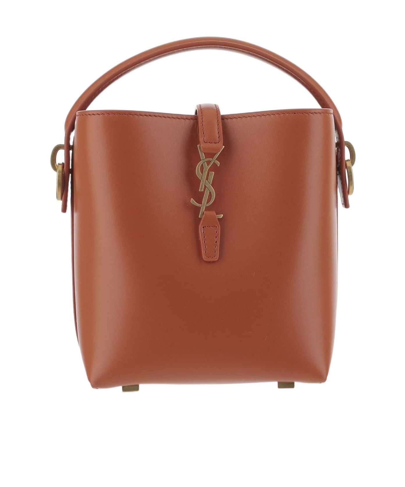 Saint Laurent Le 37 Mini Shoulder Bag In Brown