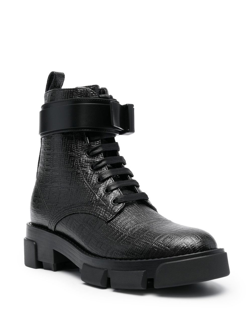 Givenchy Terra Biker Boots In Black