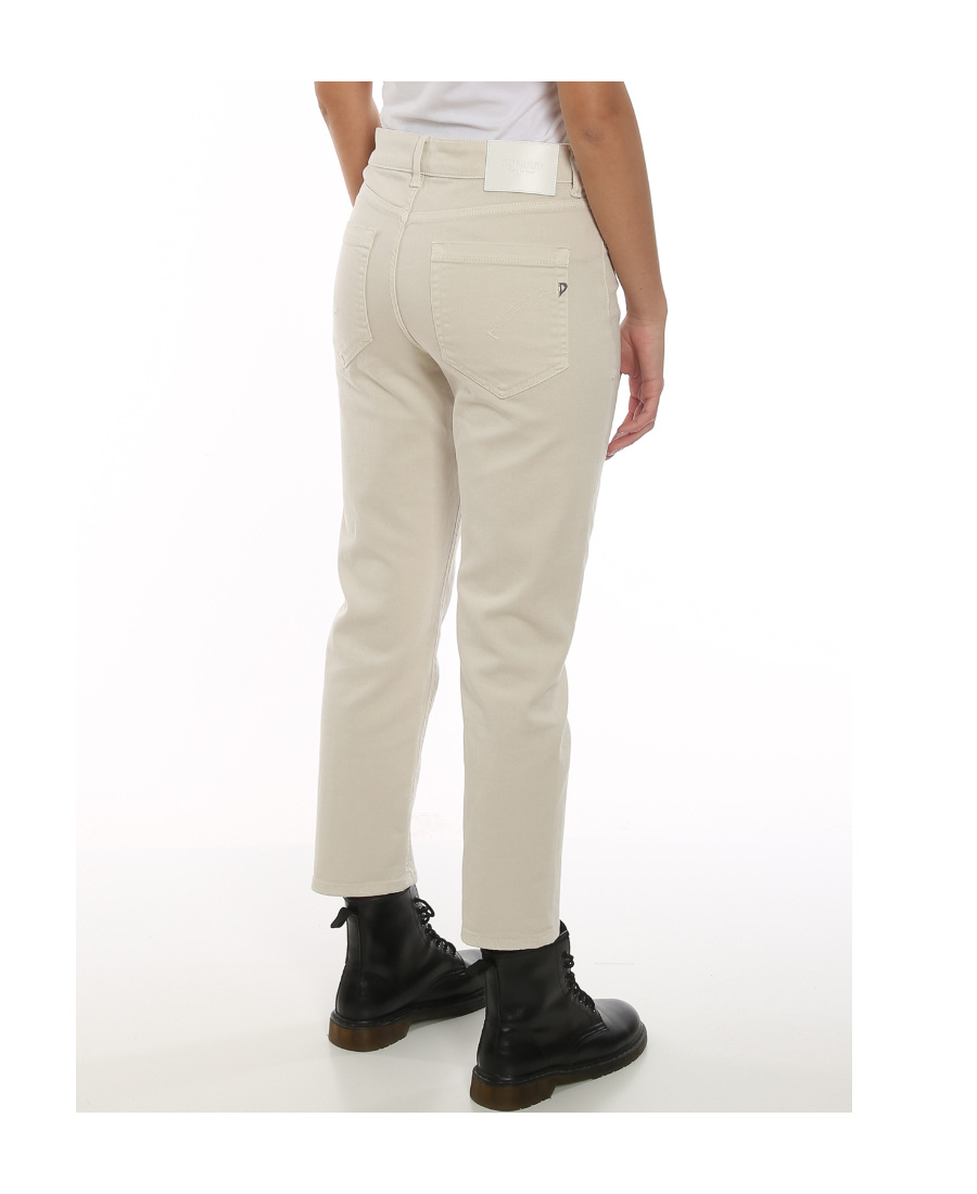 Dondup Logo Jeans In Nude