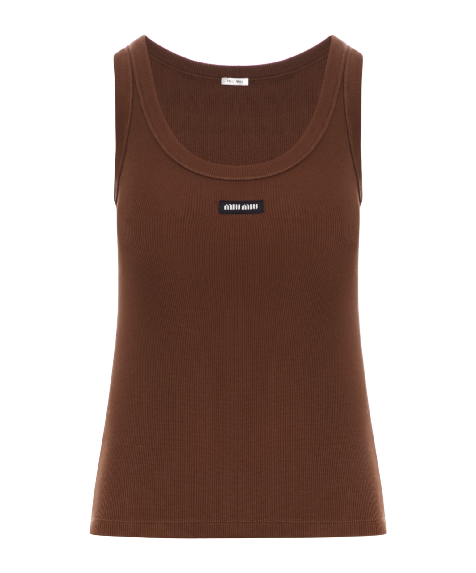MIU MIU RIBBED TOP