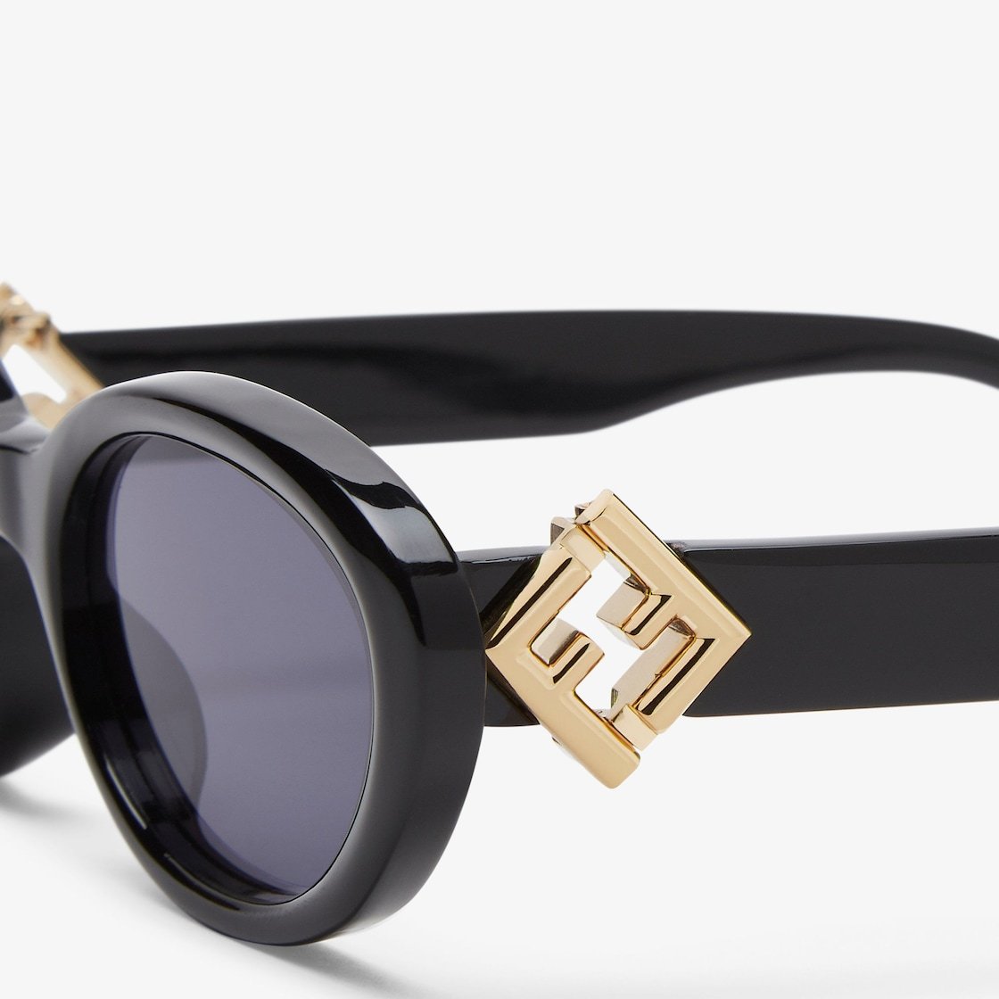 Fendi Ff Diamonds Full-frame Sunglasses In Purple