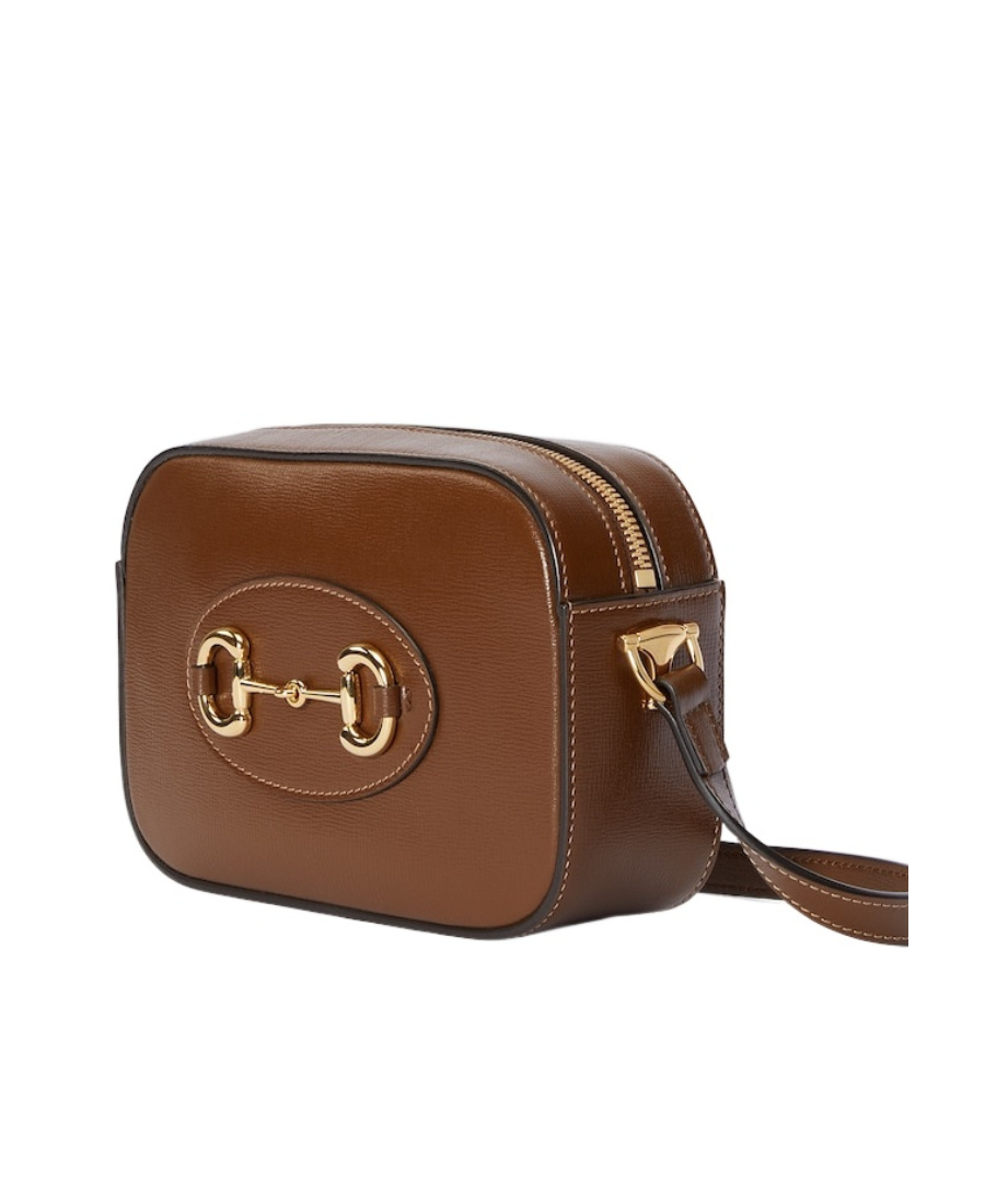 Gucci Small Horsebit 1955 Shoulder Bag In Brown