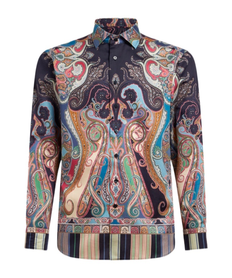 Etro Paisley Printed Shirt In Multi