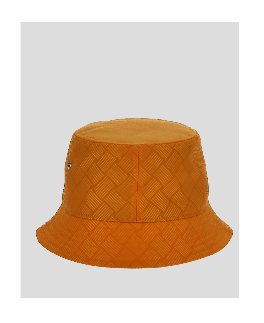 Bottega Veneta Intrecciato-jacquard Bucket Hat In Orange