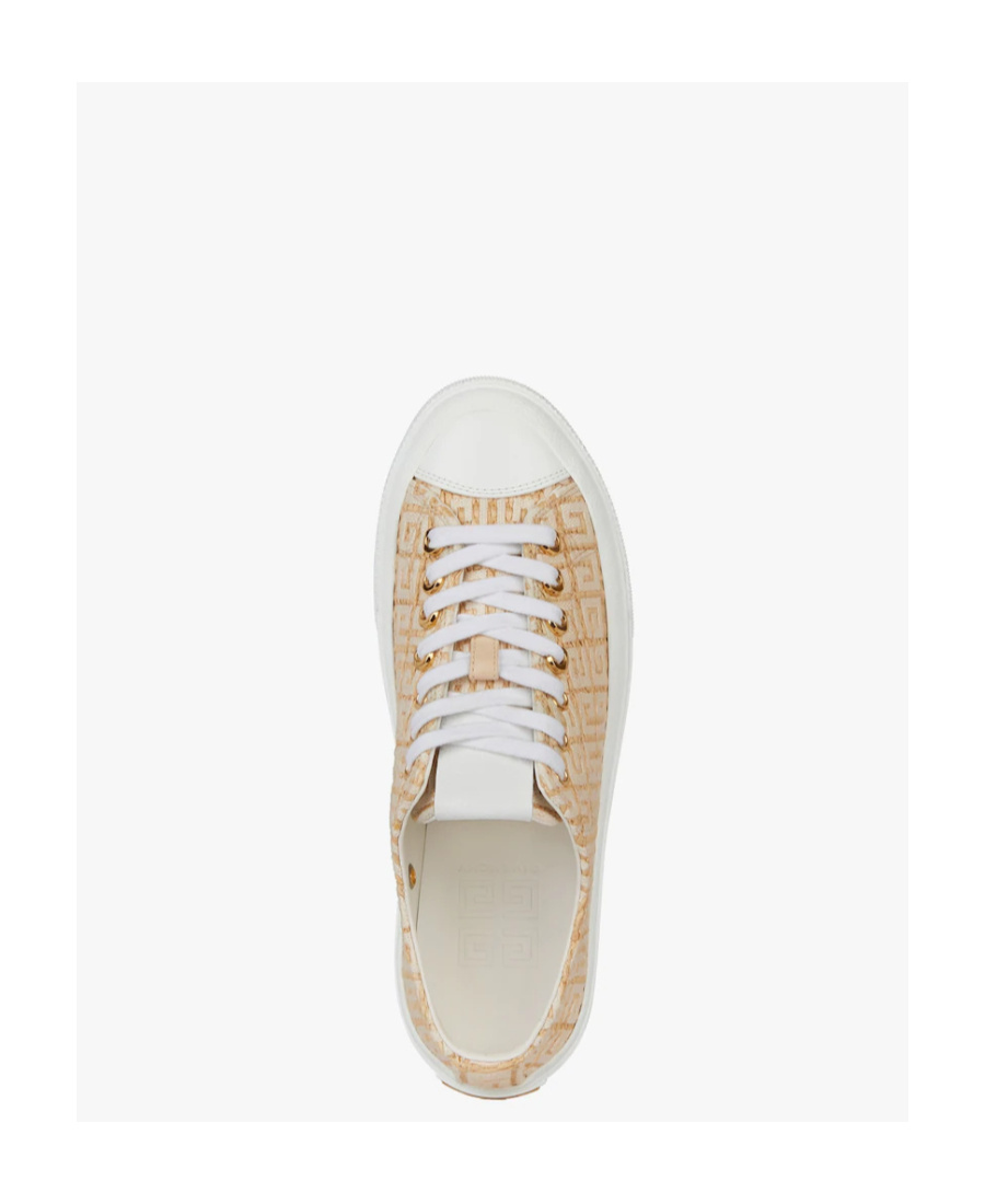 Givenchy Sneakers City Sport In 4g Raffia In Beige