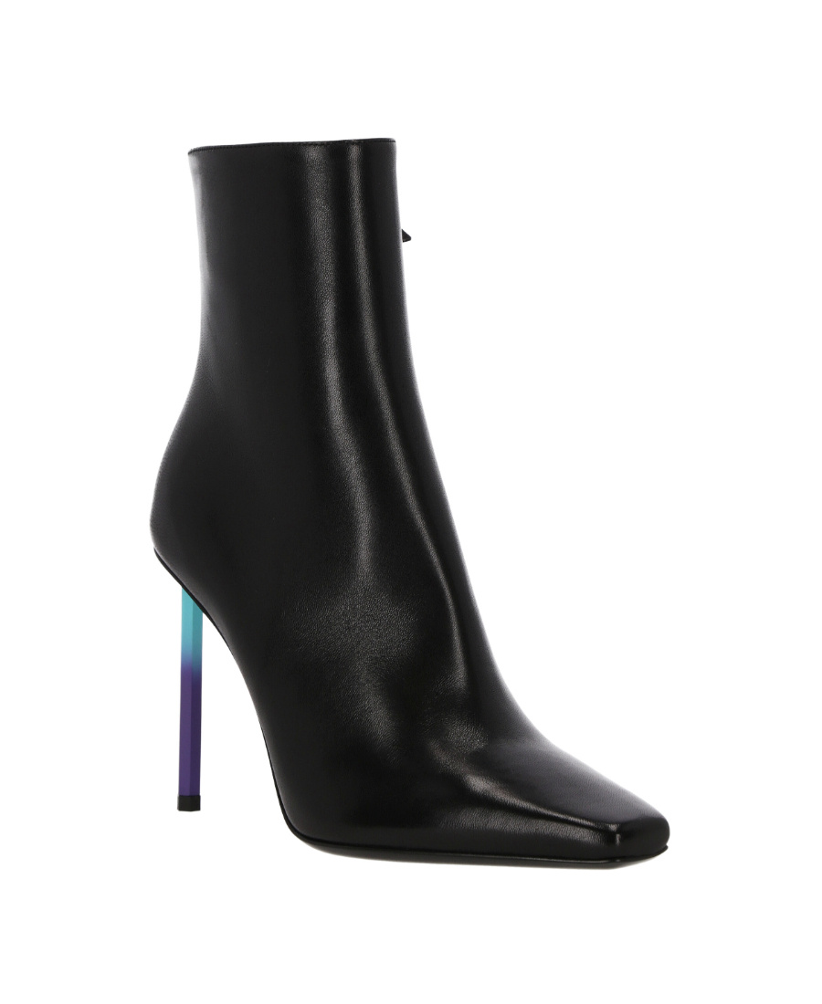 ロングブーツ OFF WHITE Black Nappa Leather Allen Ankle Boots Off-white Allen 140mm Leather Ankle Boots In Black | ModeSens