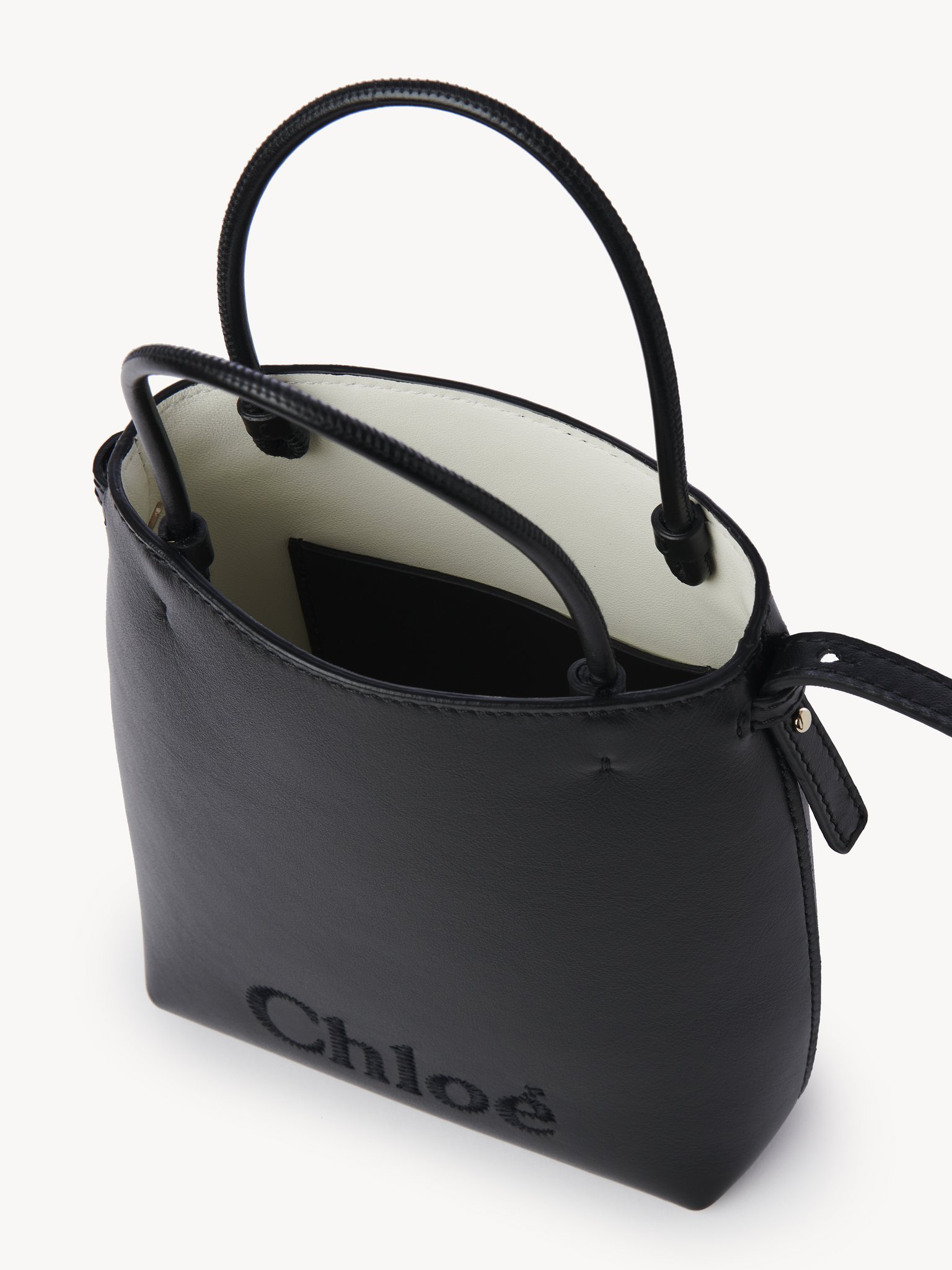 CHLOÉ SENSE STITCHED LOGO MINI BAG