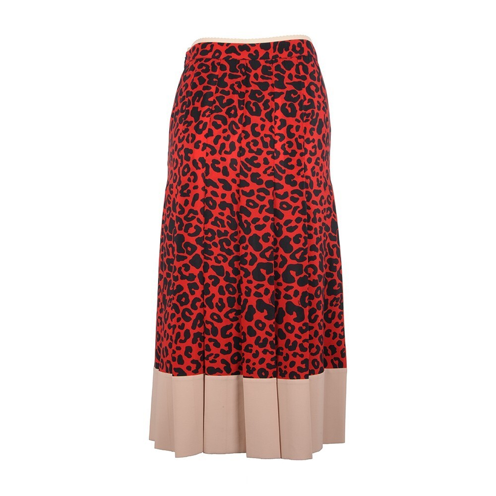 N°21 LEOPARD-PRINT SKIRT