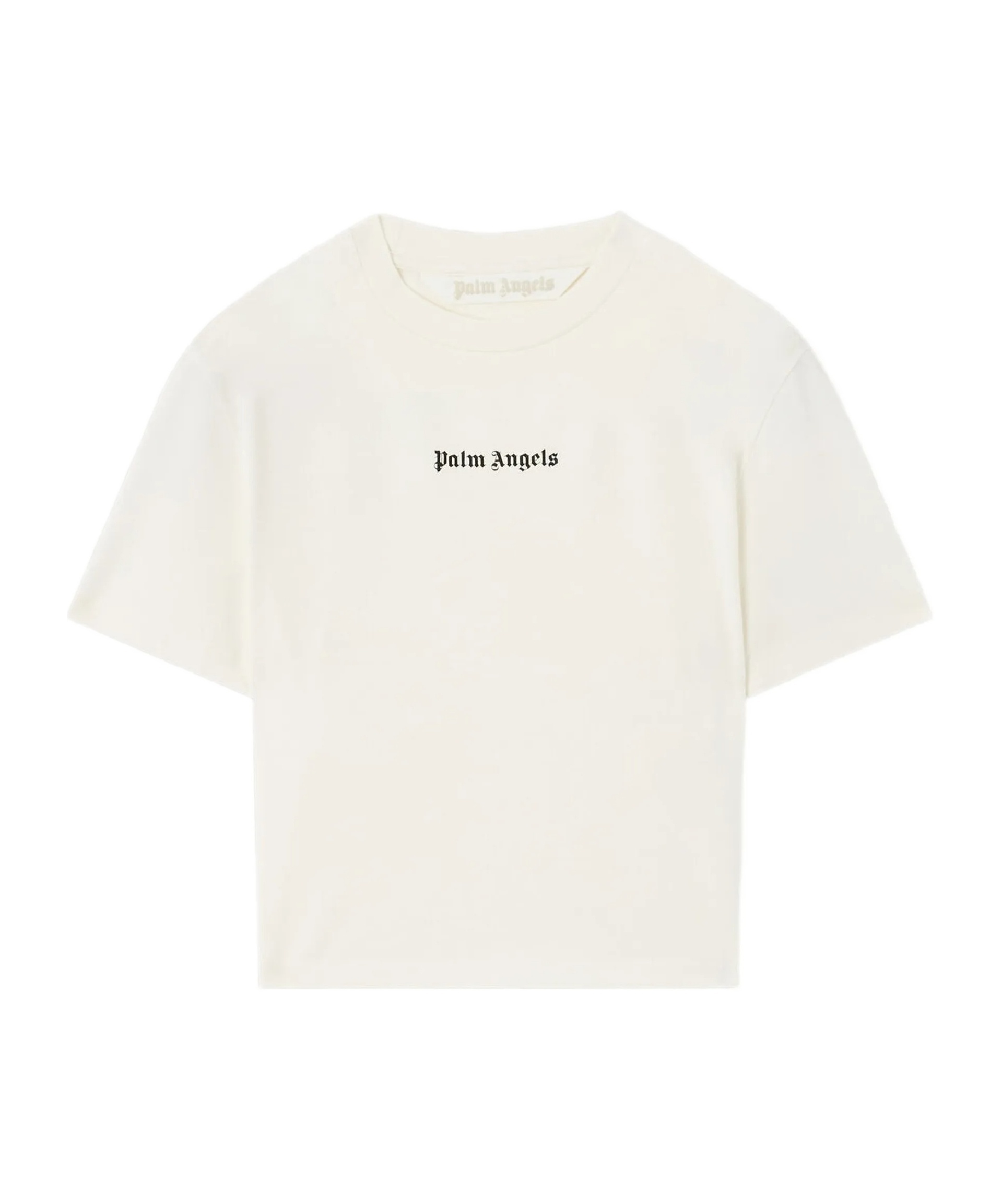 Palm Angels Classic Logo Baby T-shirt In Neutral