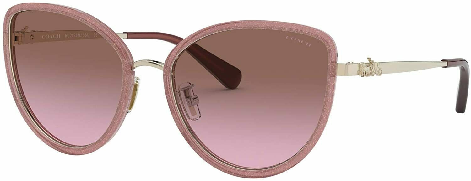 Coach Logo Gradient Sunglasses In Brown