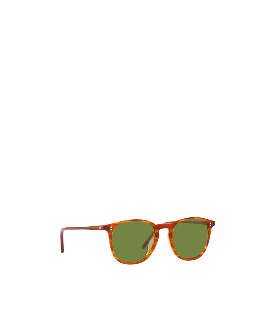 Oliver Peoples Tortoiseshell-effect Round-frame Sunglasses In Green