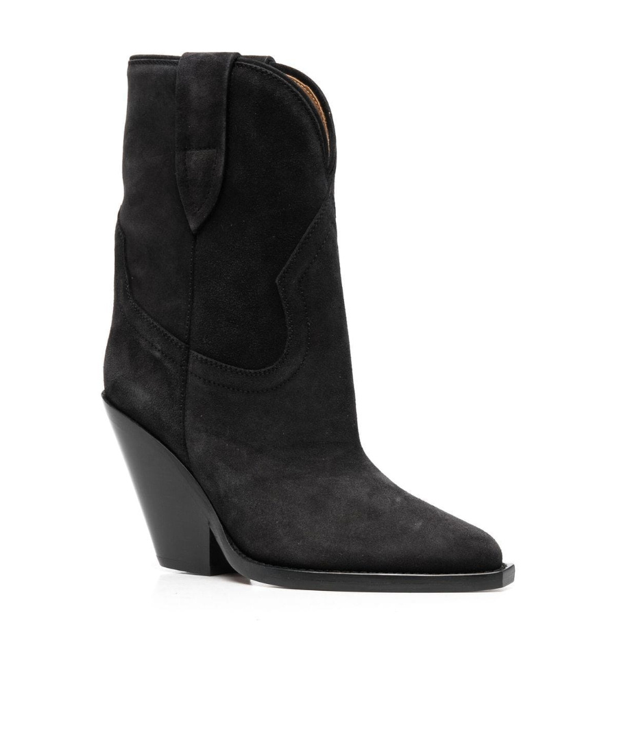 ISABEL MARANT LEYANE SUEDE COWBOY BOOTS