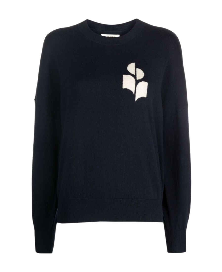 Shop Isabel Marant Étoile Marisans Logo-intarsia Jumper In Black
