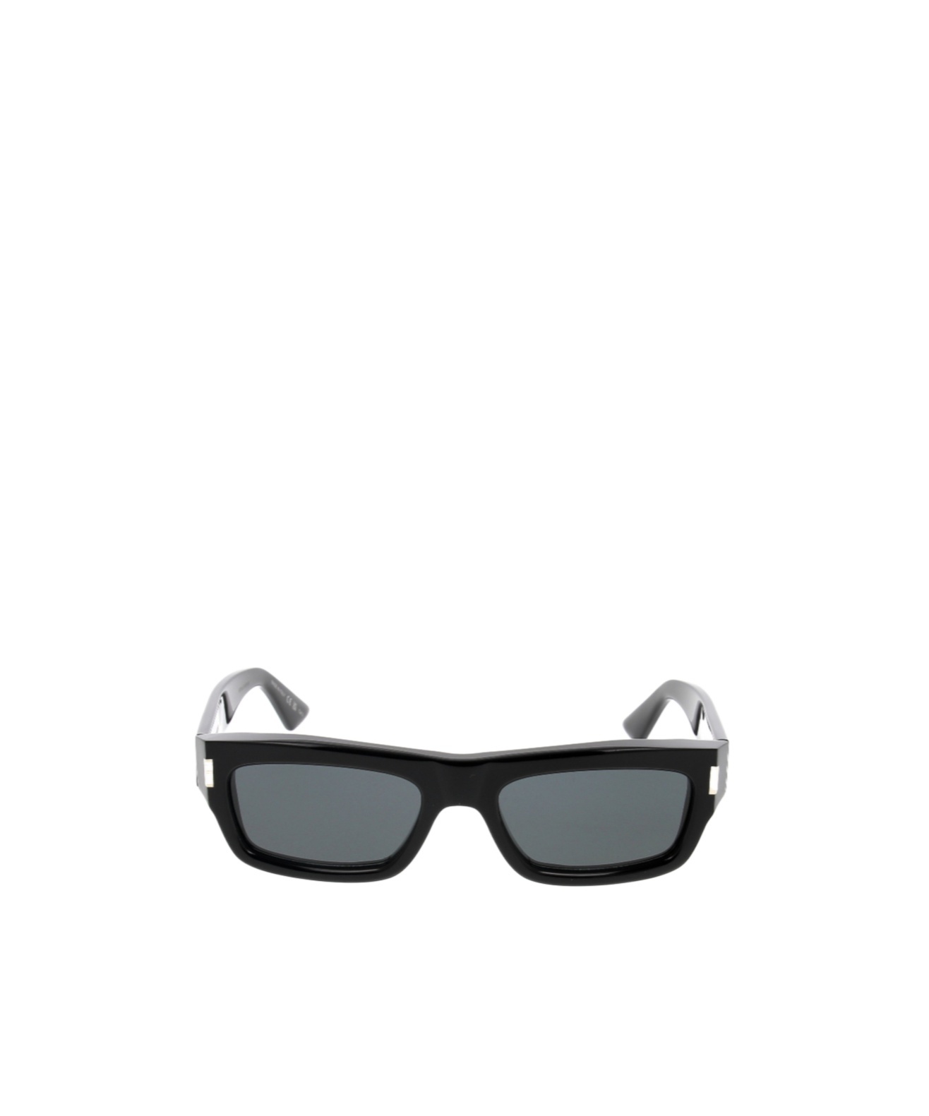 Saint Laurent Eyewear Rectangular Frame Sunglasses In Gray