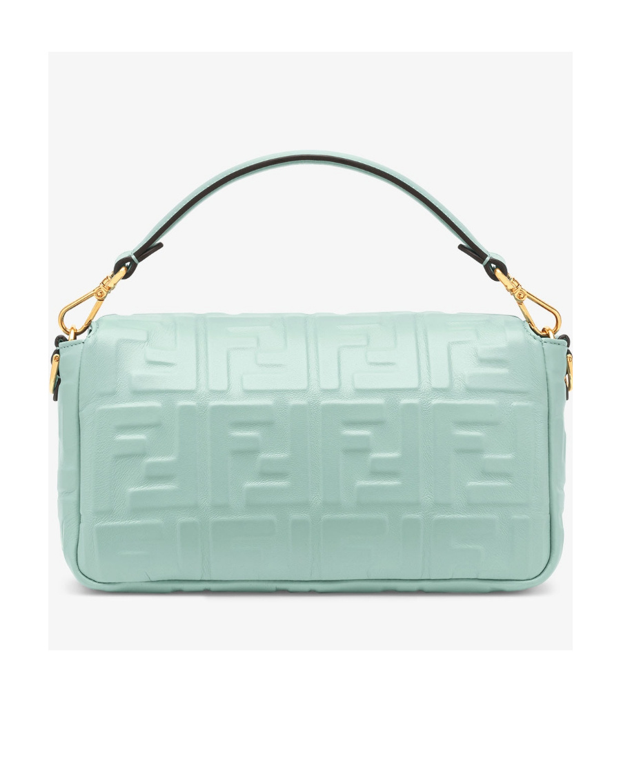 Shop Fendi Mint Green Nappa Leather Bag
