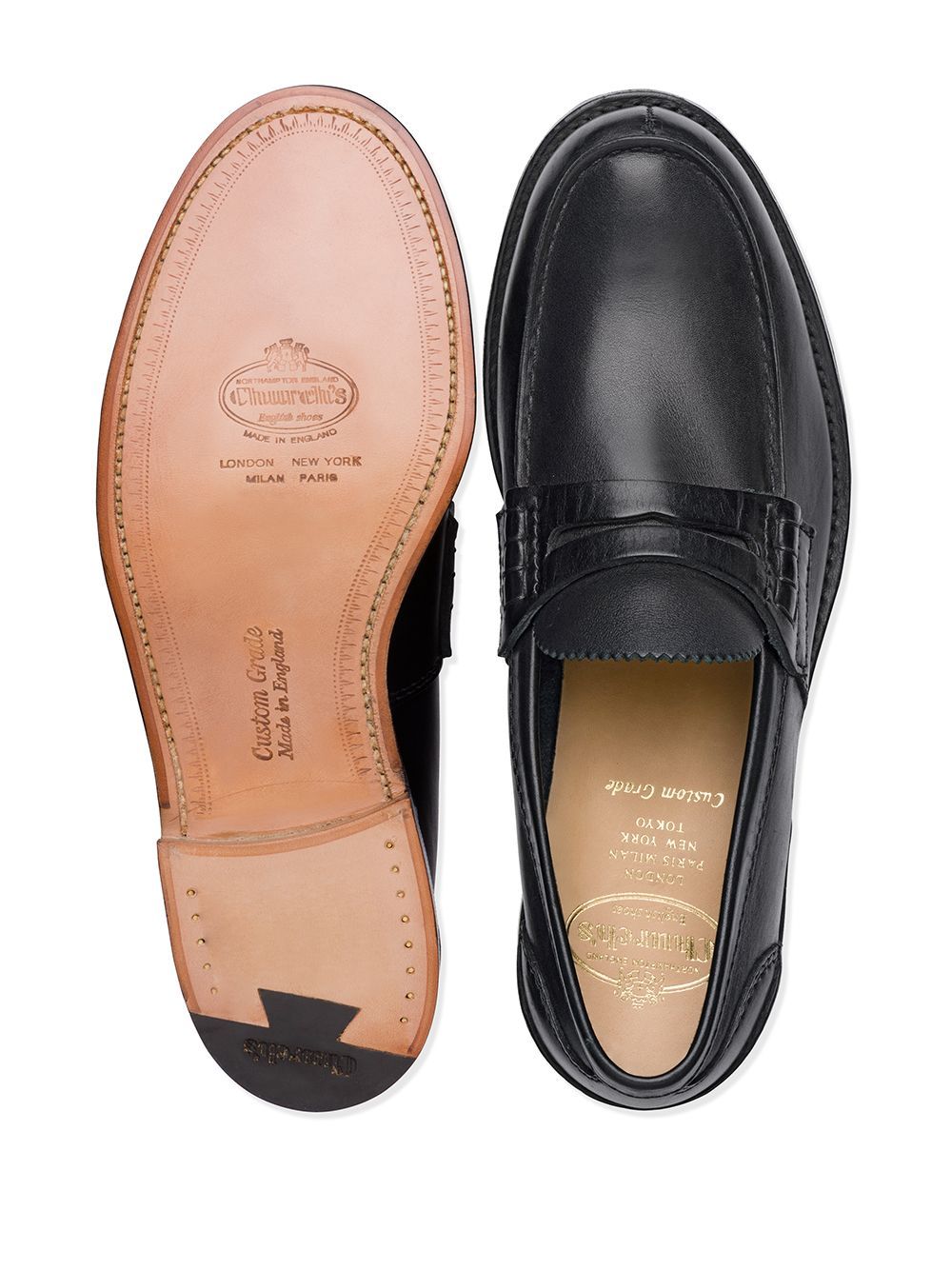 Church's Gateshead Leather Loafers In Black