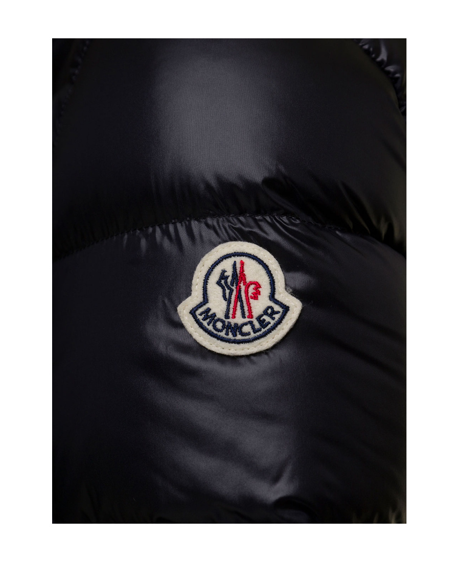 Moncler Hooded Down Jacket In Black