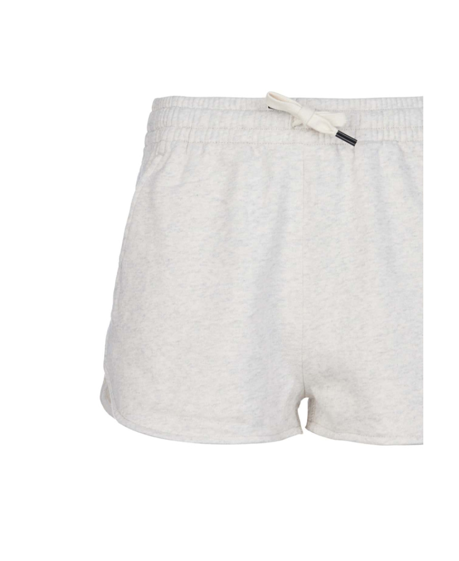 Isabel Marant Étoile Logo-print Drawstring Shorts In White