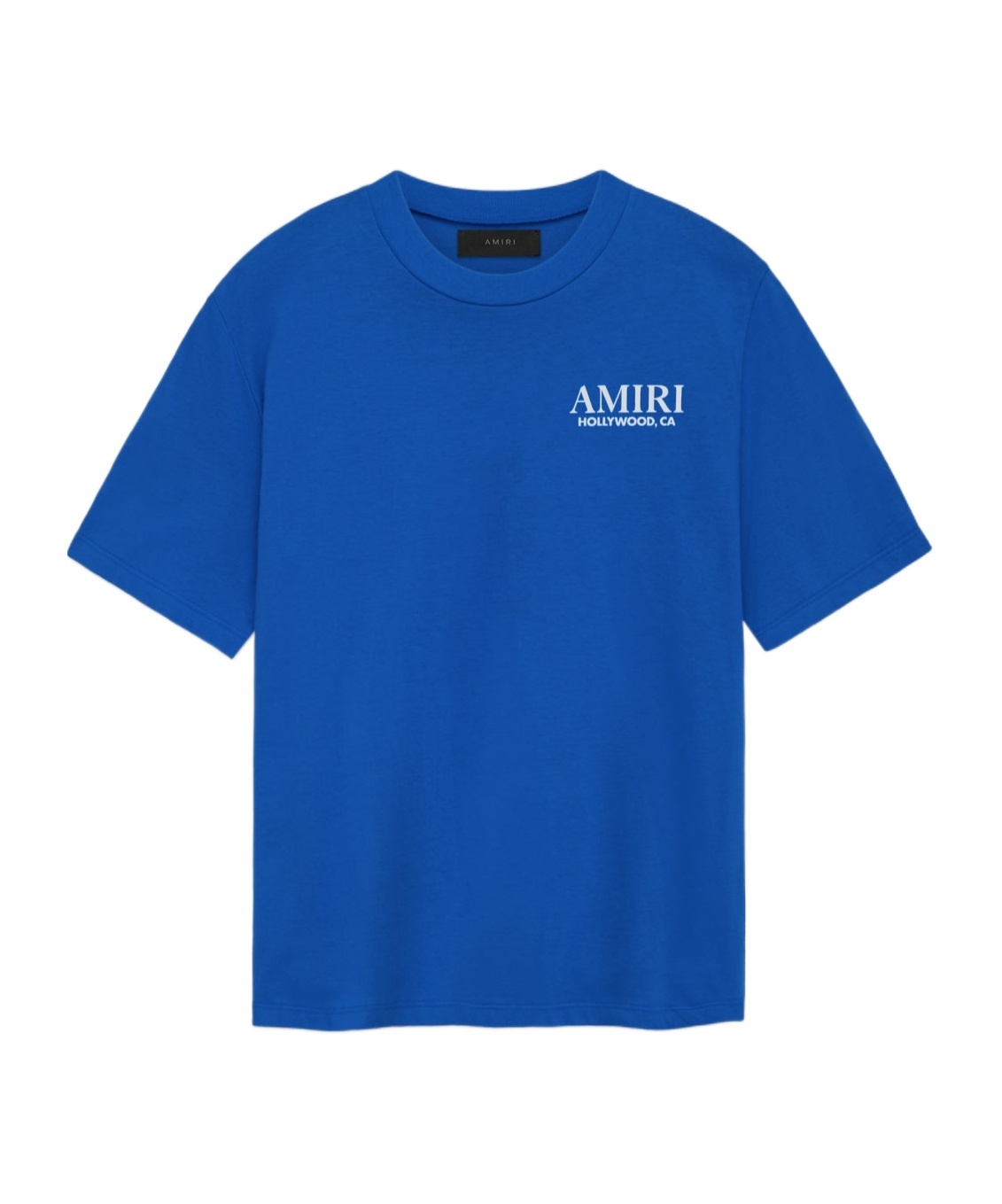 Amiri Bones Stacked Cotton T-shirt In Blue