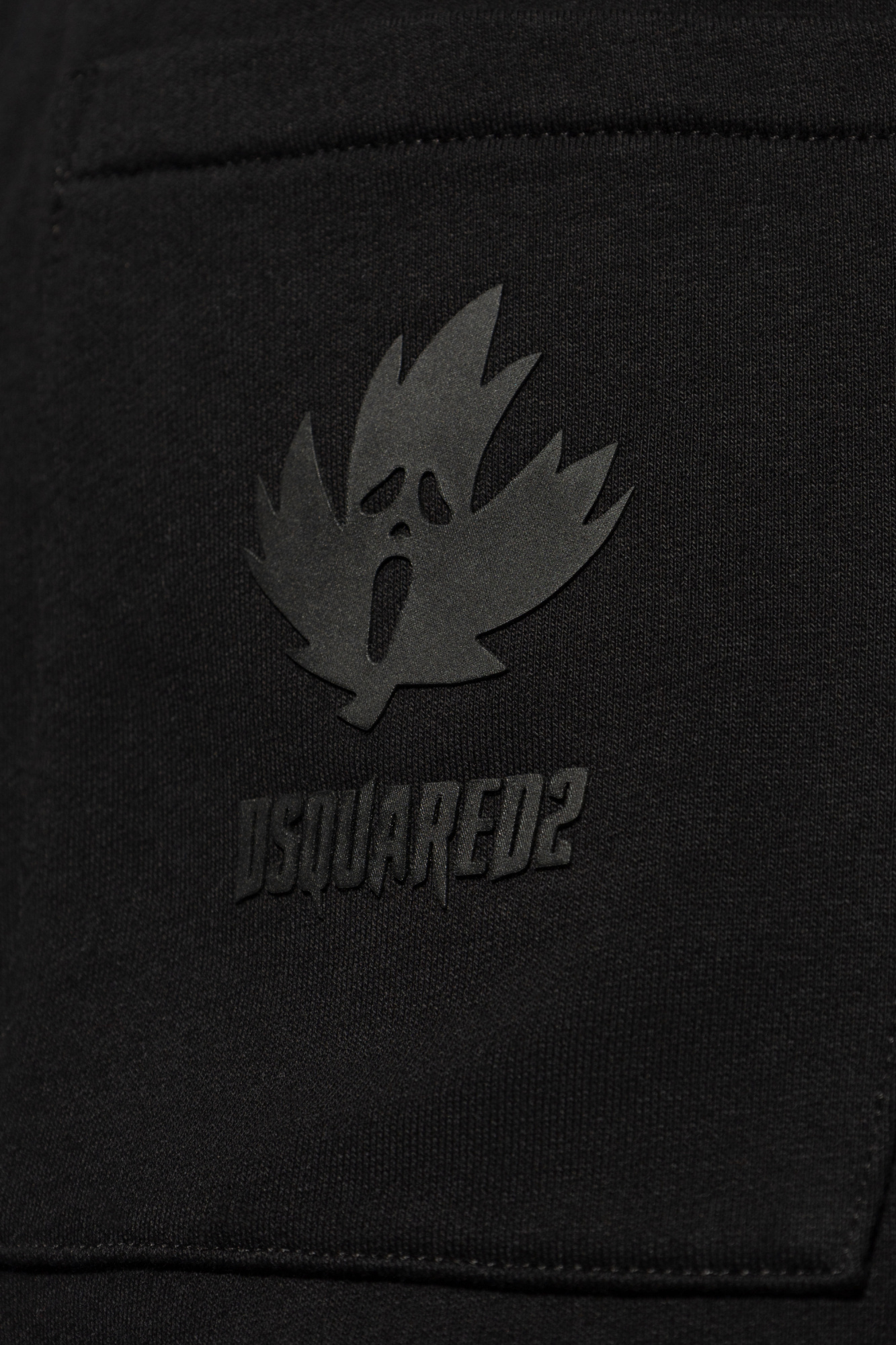 Dsquared2 Logo-print Cotton Track Pants In Black