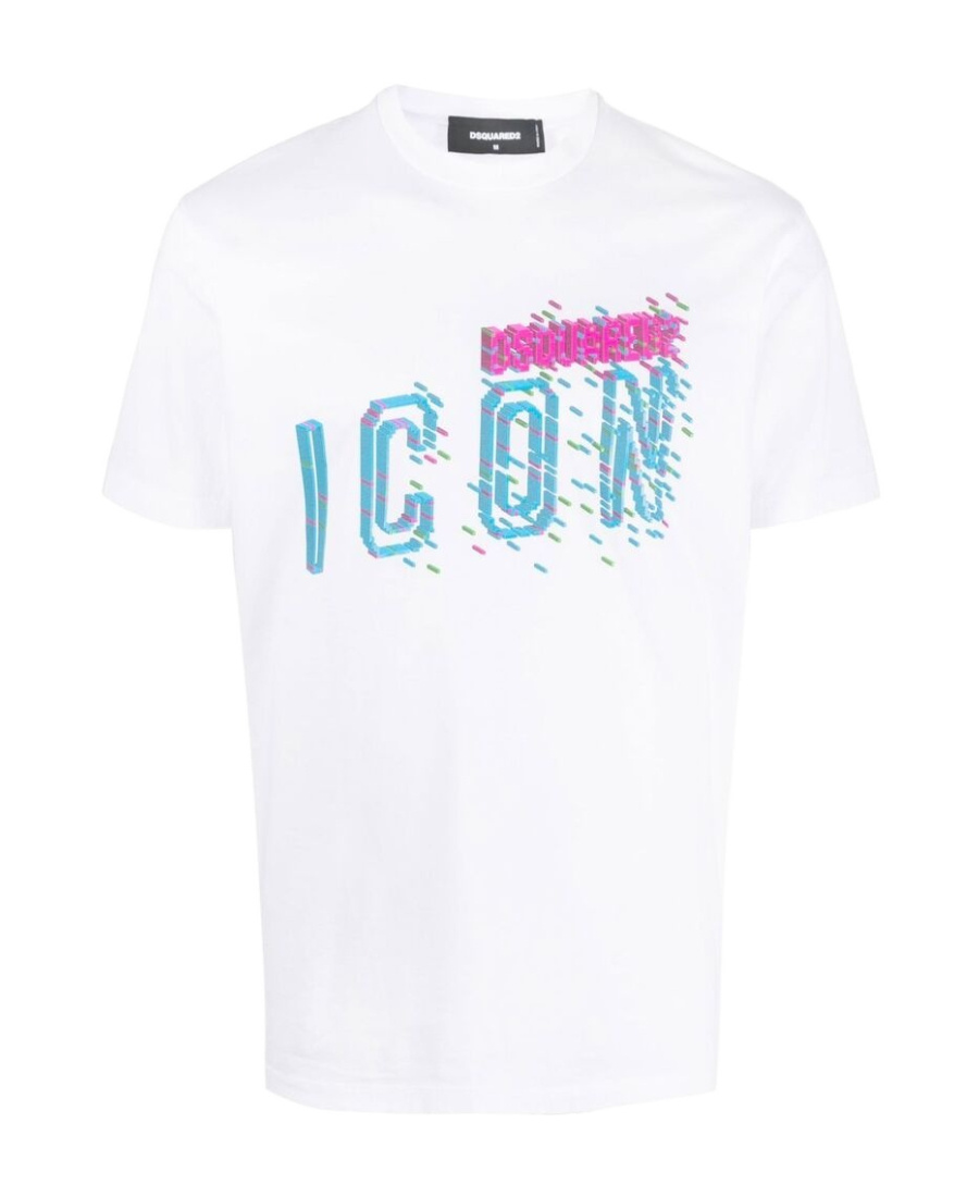 Dsquared2 Icon-print Cotton T-shirt In White