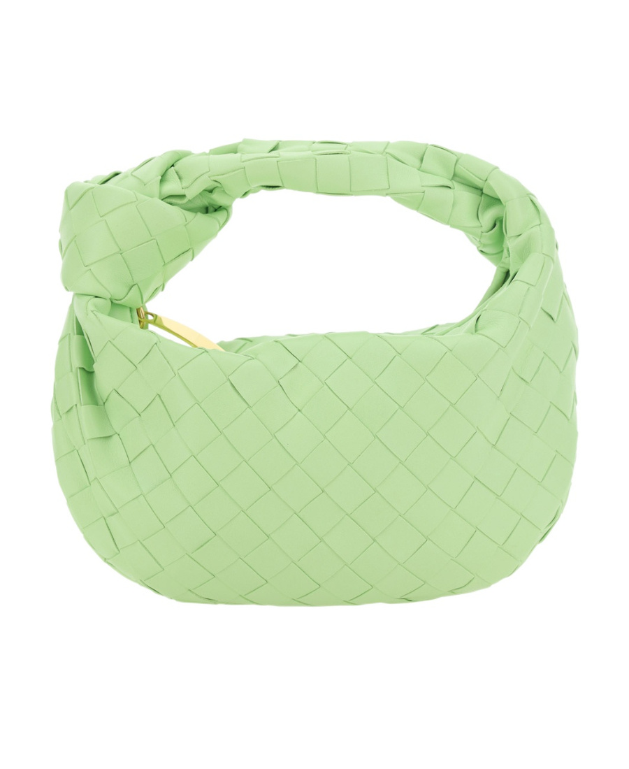 Shop Bottega Veneta Mini Jodie Handbag In Green