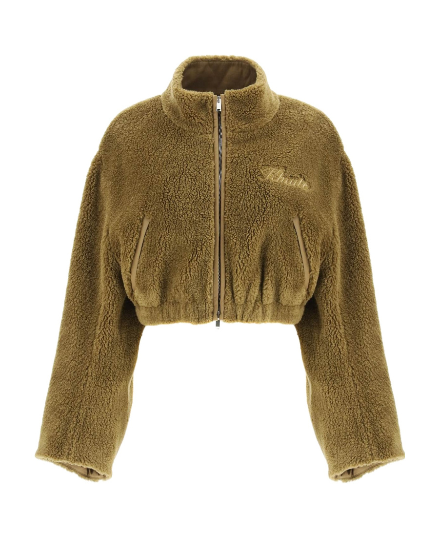 Khaite High-necked Casual Jacket In Green