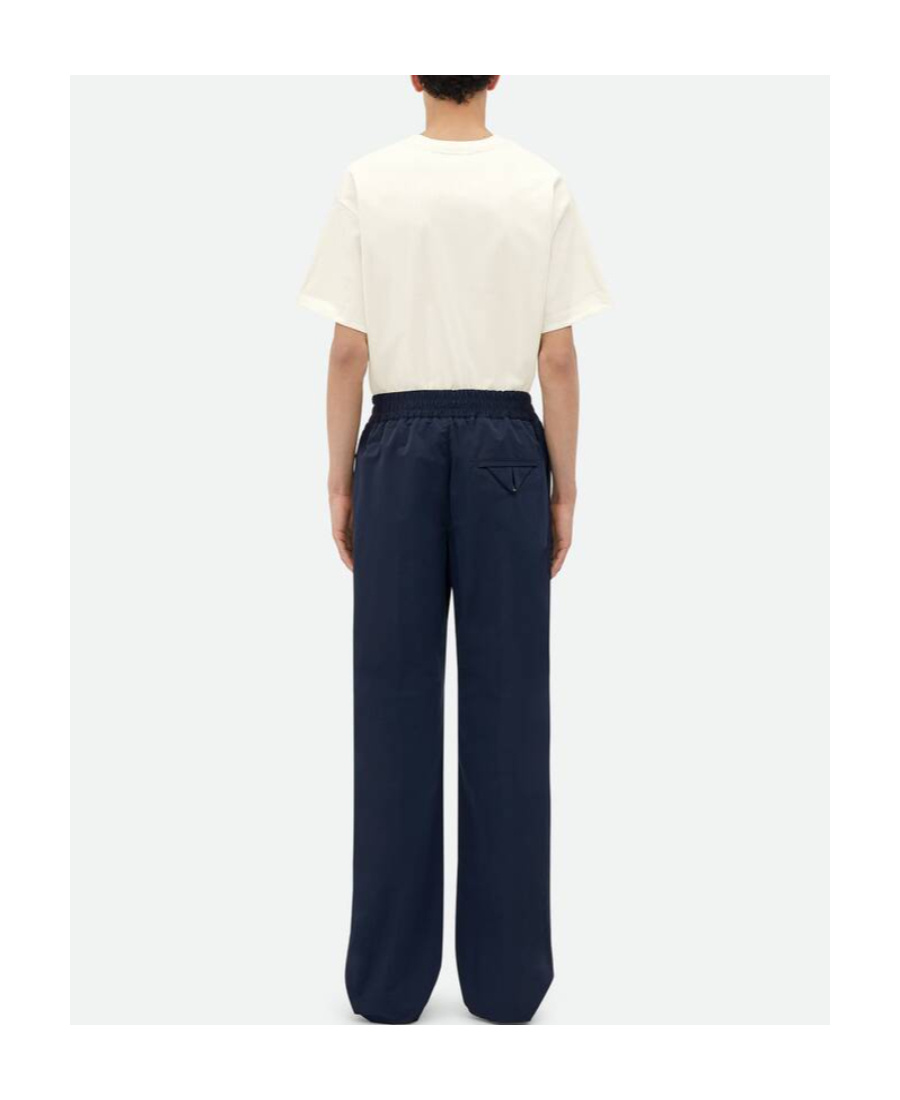 Bottega Veneta Elasticated-waistband Trousers In Black