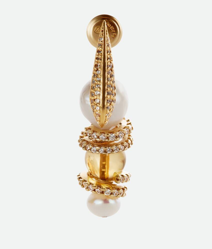 Bottega Veneta Twist Earrings In Gold