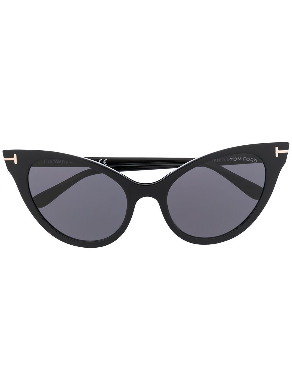 Tom Ford Cat Eye Frame Sunglasses In Gray