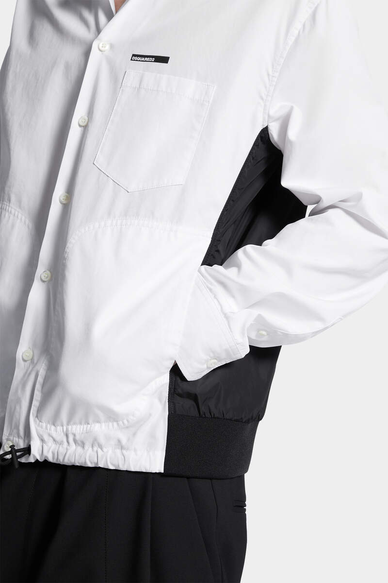 Dsquared2 Drawstring-hem Shirt In White