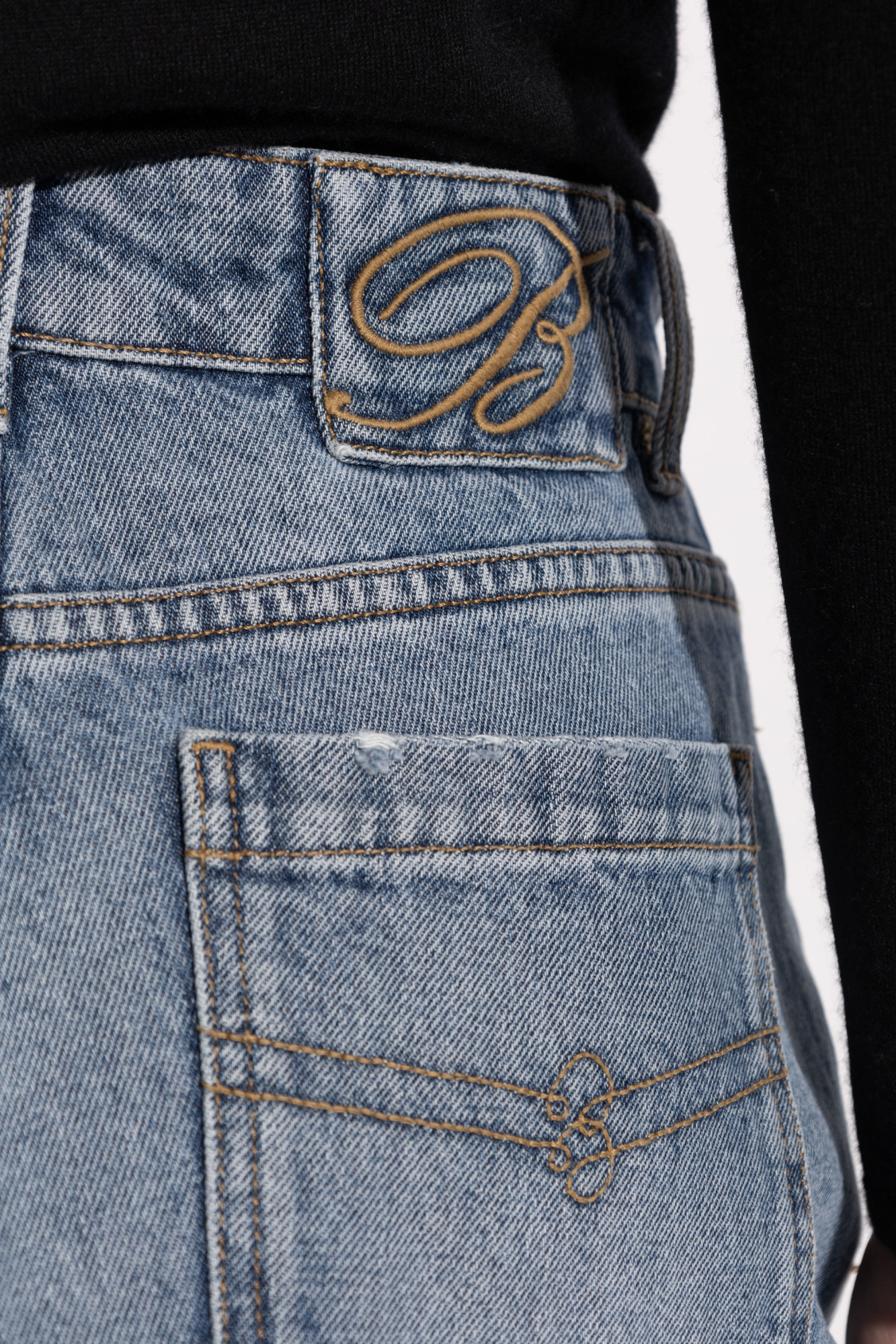 Blumarine Multi-pocket Jeans In Gray