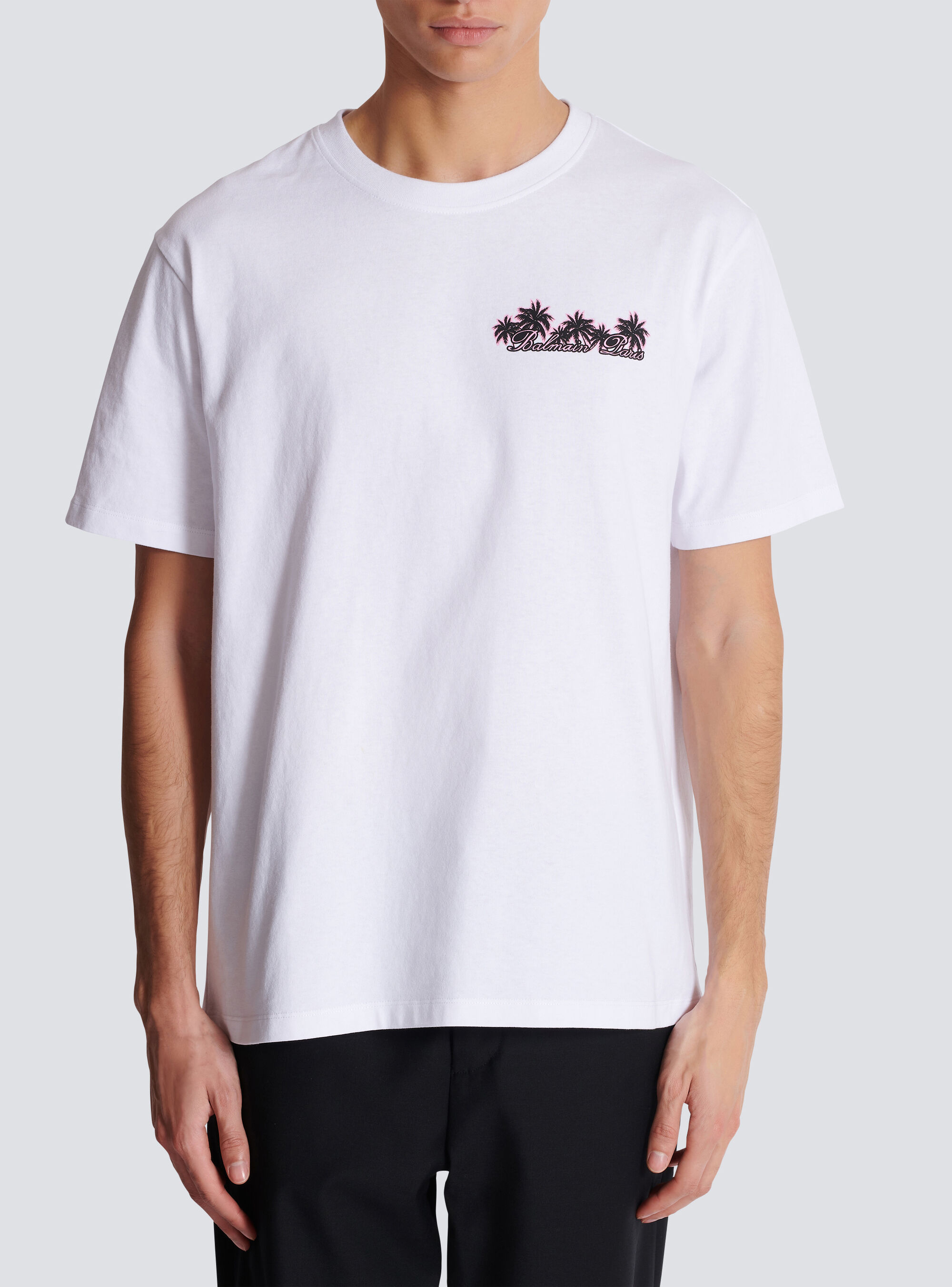Balmain Club T-shirt In White