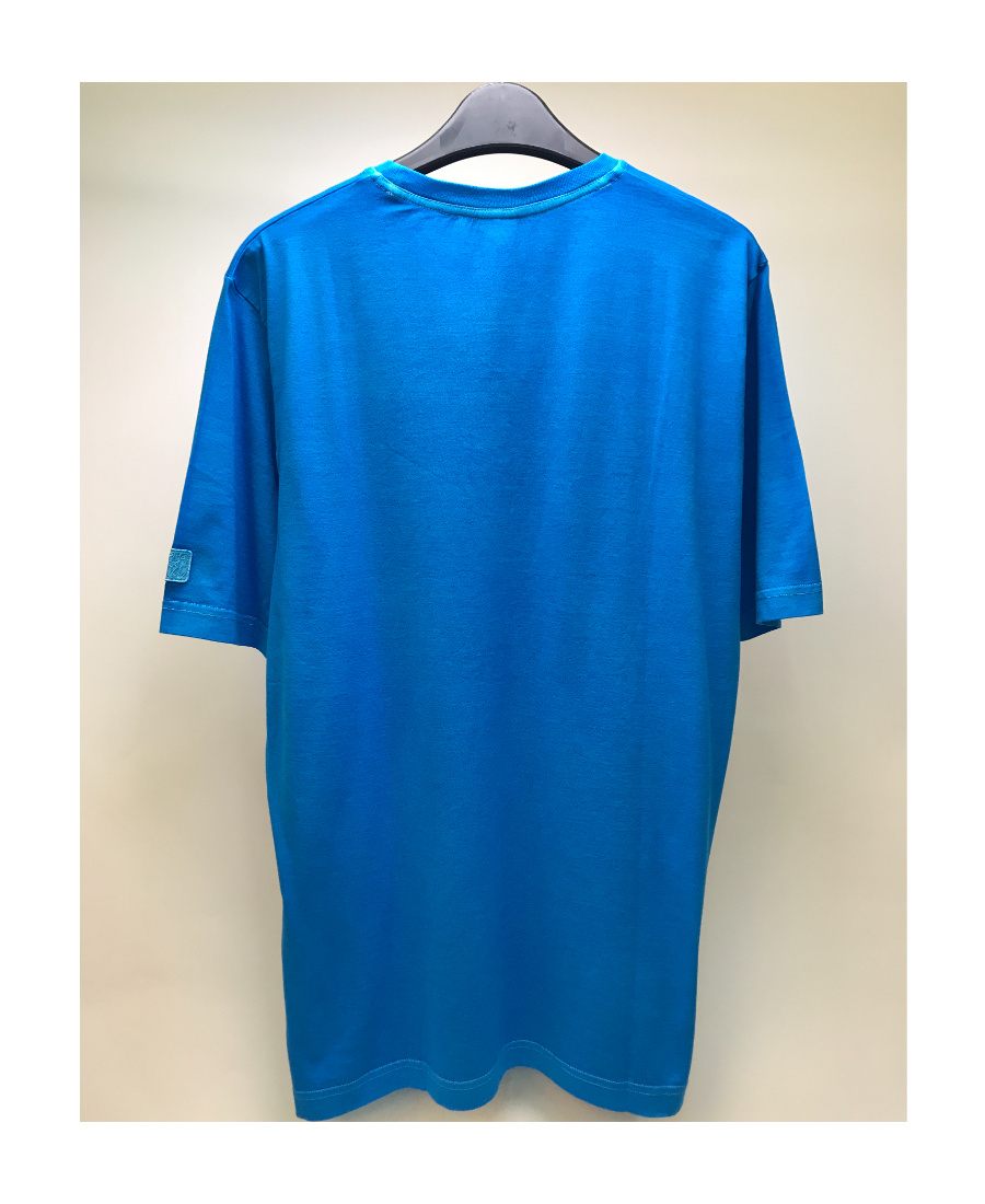 Paul & Shark T-shirt With Round Neck And Short Sleeves Logo In Blue