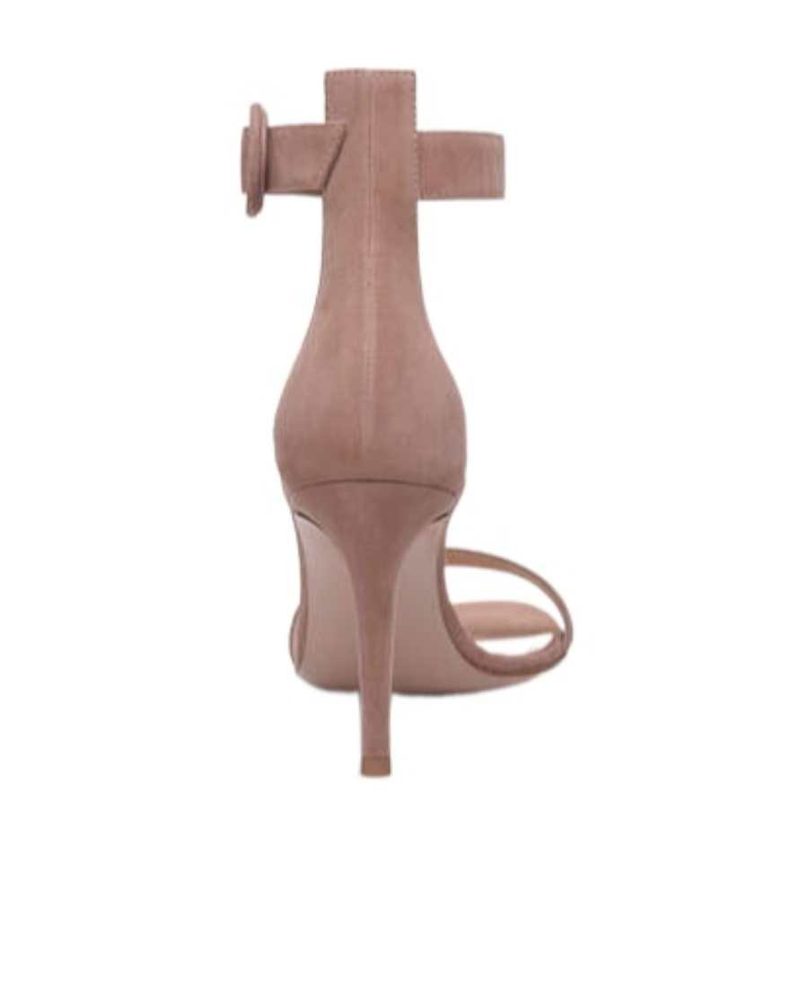 Gianvito Rossi Portofino Suede Sandals In Brown