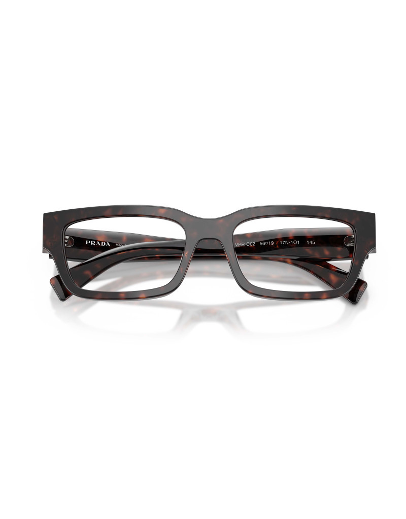 Prada Full-frame Plain Glasses In Black