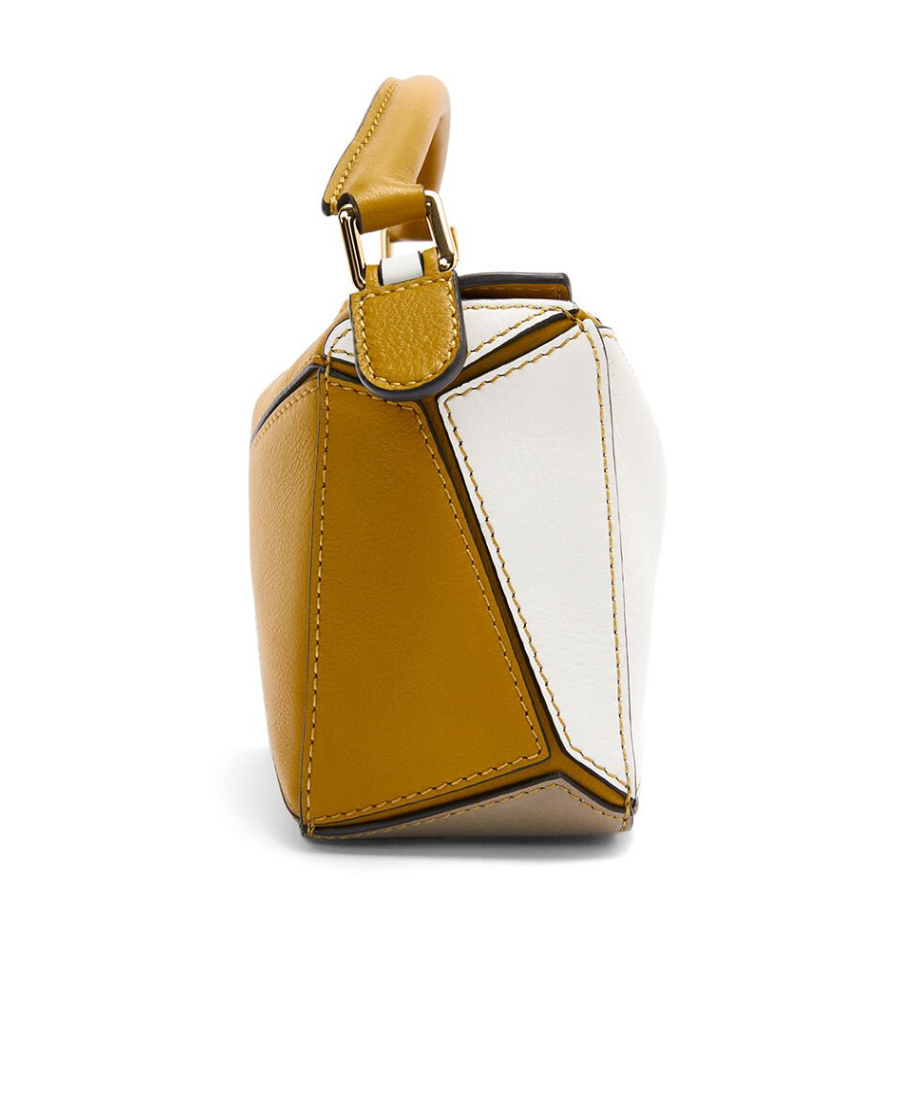 Loewe Classic Puzzle Mini Shoulder Bag In Brown